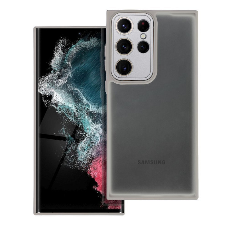 Kryt VARIETE na Samsung Galaxy S23 Ultra 5G Elegant  Oceľový