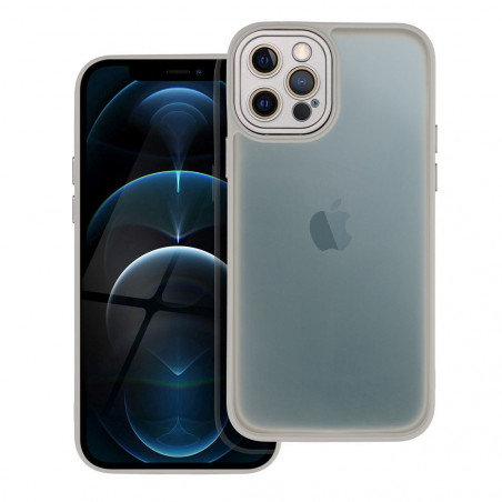 Kryt VARIETE na Apple iPhone 12 Pro Elegant  Oceľový