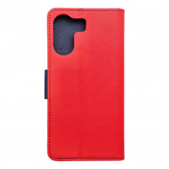 Peňaženkové puzdro Fancy Book na XIAOMI Redmi 13C Červený / Námornícka modrá