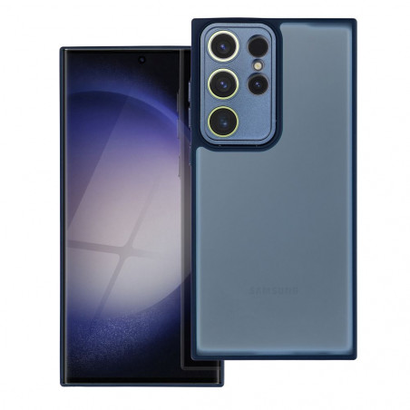 Kryt VARIETE na Samsung Galaxy S23 Ultra 5G Elegant Námornícka modrá