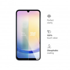 Ochranné sklo Blue Star 9H na Samsung Galaxy A25 5G Transparentný