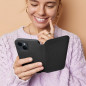 Peňaženkové puzdro Dual Pocket book na Samsung Galaxy A35 Čierny