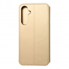 Peňaženkové puzdro Dual Pocket book na Samsung Galaxy A55 Zlatý