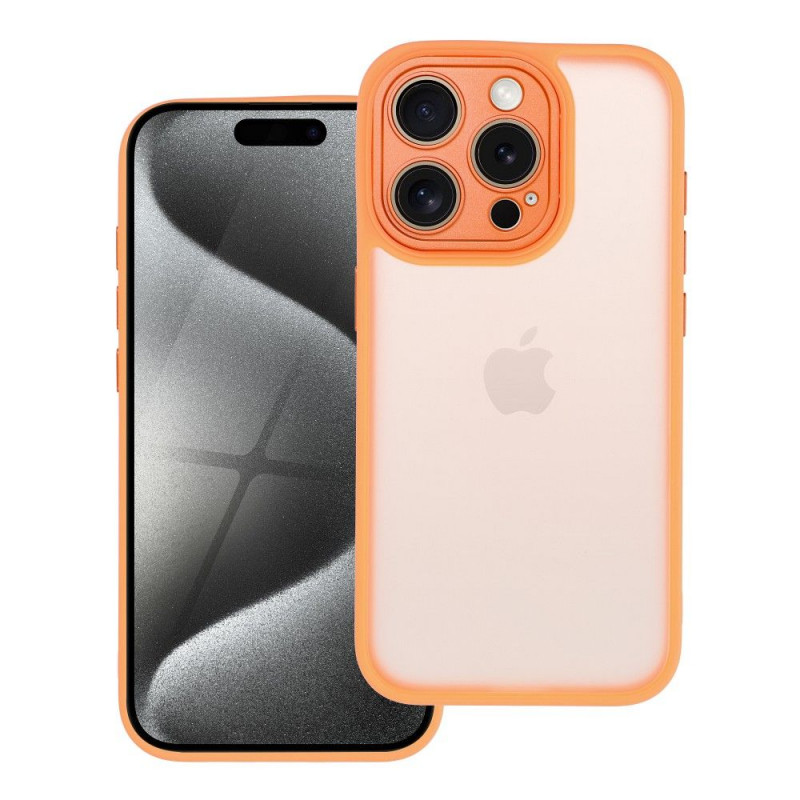Kryt VARIETE na Apple iPhone 15 Pro Elegant  Marhuľovy