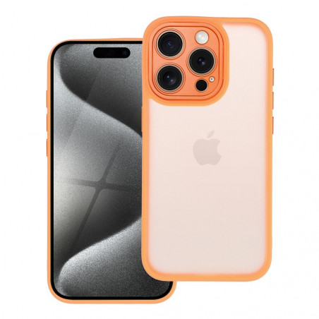 Kryt VARIETE na Apple iPhone 15 Pro Elegant Marhuľovy