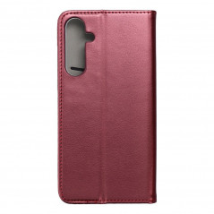 Peňaženkové puzdro Smart Magneto book na Samsung Galaxy A55 Bordový