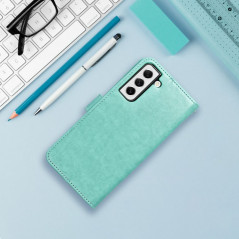 Peňaženkové puzdro MEZZO Book na Samsung Galaxy A35 Mandala  Zelený