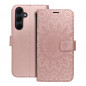 Peňaženkové puzdro MEZZO Book na Samsung Galaxy A35 Mandala  Ružovo-zlatý