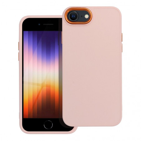 Kryt FRAME na Apple iPhone SE 2022 5G Elegant Púdrovo ružový