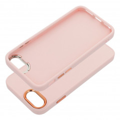 Kryt FRAME na Apple iPhone SE 2022 5G Elegant  Púdrovo ružový