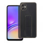 Kryt LEATHER Case Kickstand na Samsung Galaxy A05 Čierny