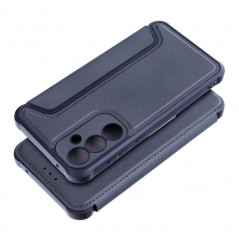 Peňaženkové puzdro Razor Book na Samsung Galaxy A55 Uhlíkové vlákno, Karbónový vzor  Modrý