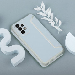 Peňaženkové puzdro Piano Book na Samsung Galaxy A55 Svetlo modrý