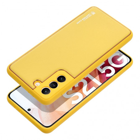 Kryt Leather na Samsung Galaxy A05 Žltý