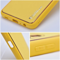 Kryt Leather na Samsung Galaxy A05 Žltý