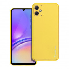 Kryt Leather na Samsung Galaxy A05 Žltý