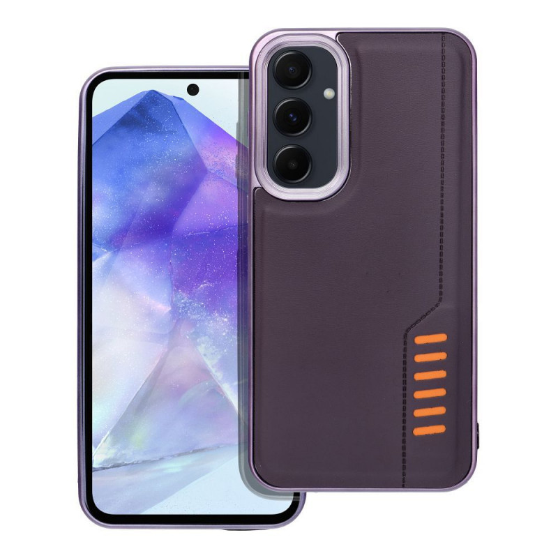 Kryt MILANO na Samsung Galaxy A35 Tmavo fialový (purple)