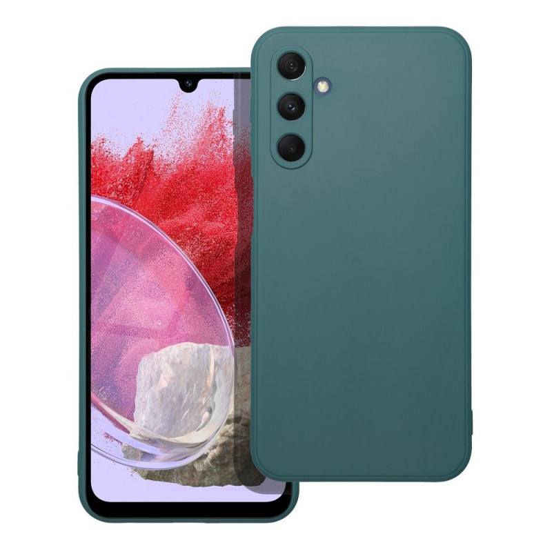 Kryt MATT na Samsung Galaxy M34 Tmavo zelený