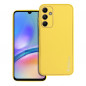 Kryt Leather na Samsung Galaxy A25 5G Žltý