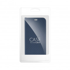 Peňaženkové puzdro LUNA Book Carbon na Samsung Galaxy A05s Uhlíkové vlákno, Elegant  Modrý