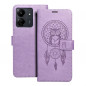 Peňaženkové puzdro MEZZO Book na XIAOMI Redmi 13C Lapač snov  Fialový (Purple)