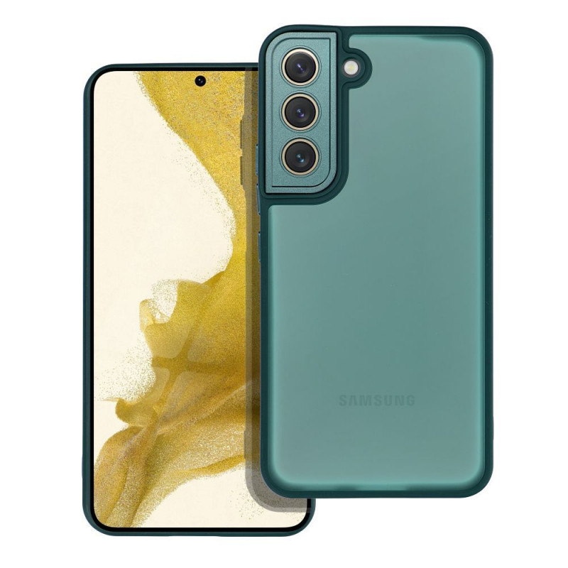 Kryt VARIETE na Samsung Galaxy S22 Elegant  Tmavo zelený