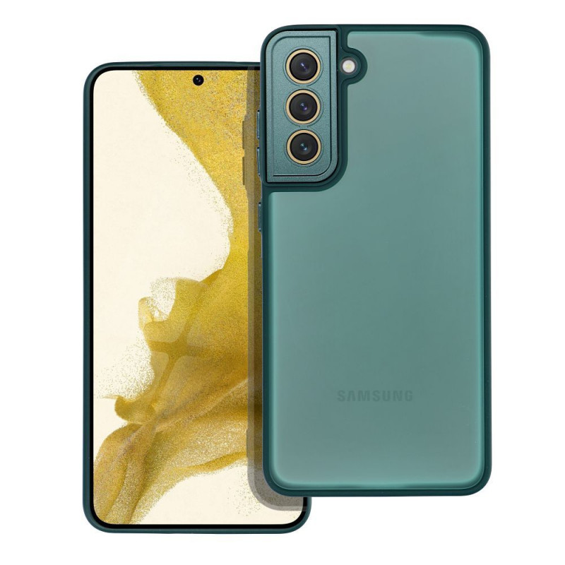 Kryt VARIETE na Samsung Galaxy S21 FE 5G Elegant  Tmavo zelený