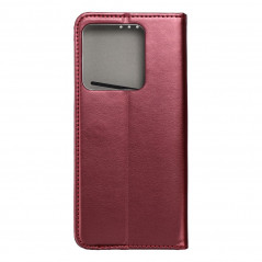 Peňaženkové puzdro Smart Magneto book na XIAOMI Redmi Note 13 5G Bordový