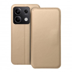 Peňaženkové puzdro Dual Pocket book na XIAOMI Redmi Note 13 5G Zlatý