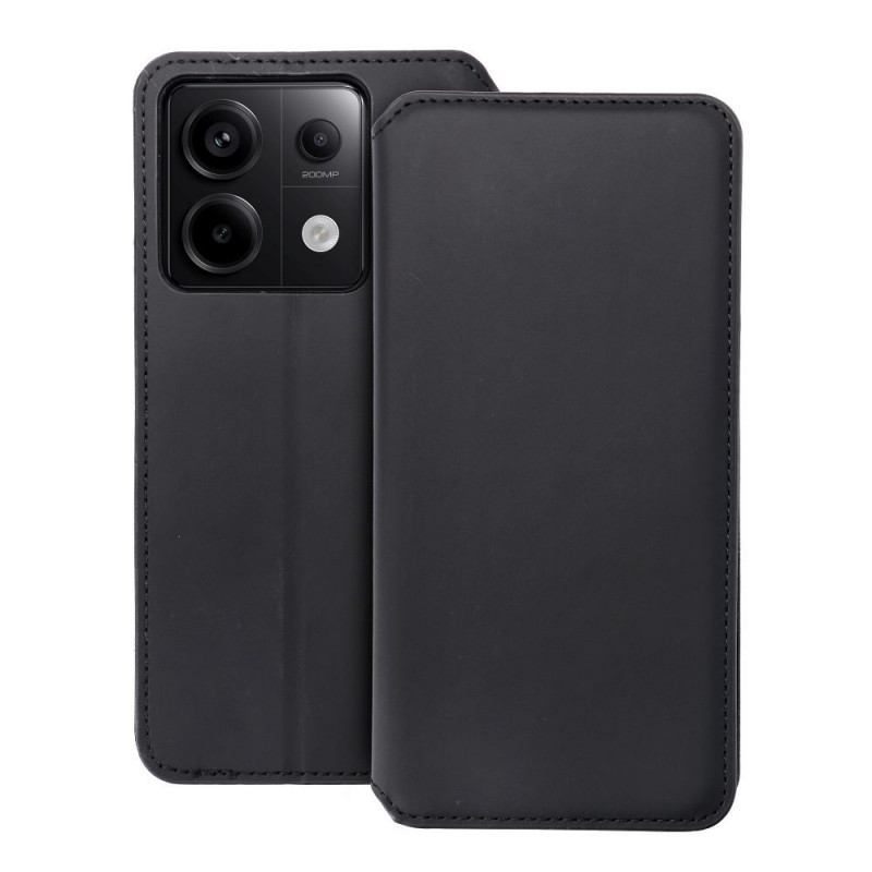 Peňaženkové puzdro Dual Pocket book na XIAOMI Redmi Note 13 Pro 5G Čierny