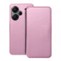 Peňaženkové puzdro Dual Pocket book na XIAOMI Redmi Note 13 Pro Plus 5G Svetlo ružový