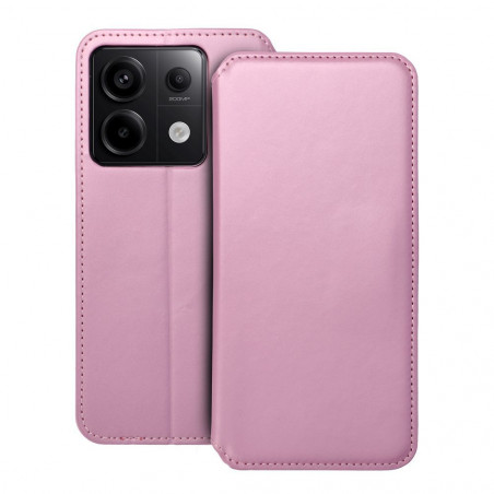 Peňaženkové puzdro Dual Pocket book na XIAOMI Redmi Note 13 Pro 5G Svetlo ružový