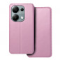 Peňaženkové puzdro Dual Pocket book na XIAOMI Redmi Note 13 Pro 4G Svetlo ružový