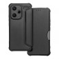 Peňaženkové puzdro Razor Book na XIAOMI Redmi Note 13 Pro Plus 5G Uhlíkové vlákno, Karbónový vzor  Čierny