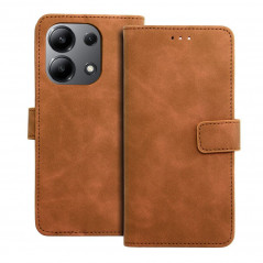 Peňaženkové puzdro TENDER Book na XIAOMI Redmi Note 13 4G Hnedý