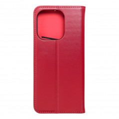 Peňaženkové puzdro Leather case SMART PRO na XIAOMI Redmi Note 13 4G Elegant  Vinovo červený