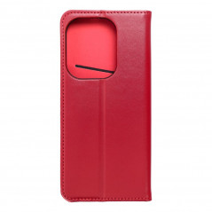 Peňaženkové puzdro Leather case SMART PRO na XIAOMI Redmi Note 13 Pro 4G Elegant  Vinovo červený