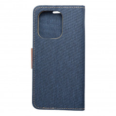 Peňaženkové puzdro CANVAS Book na XIAOMI Redmi Note 13 4G Námornícka modrá