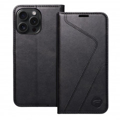 Peňaženkové puzdro Forcell F-PROTECT RFID Blocker Book na Apple iPhone 15 Pro Max Elegant  Čierny