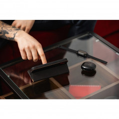 Peňaženkové puzdro Forcell F-PROTECT RFID Blocker Book na Apple iPhone 14 Pro Elegant  Čierny