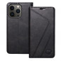 Peňaženkové puzdro Forcell F-PROTECT RFID Blocker Book na Apple iPhone 13 Pro Elegant  Čierny