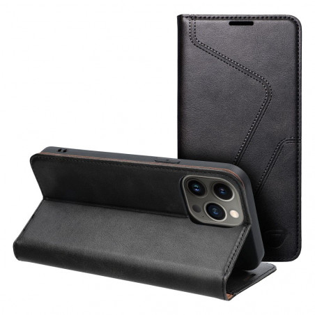 Peňaženkové puzdro Forcell F-PROTECT RFID Blocker Book na Apple iPhone 13 Pro Max Elegant  Čierny