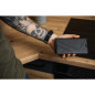 Peňaženkové puzdro Forcell F-PROTECT RFID Blocker Book na Apple iPhone 13 Pro Max Elegant  Čierny