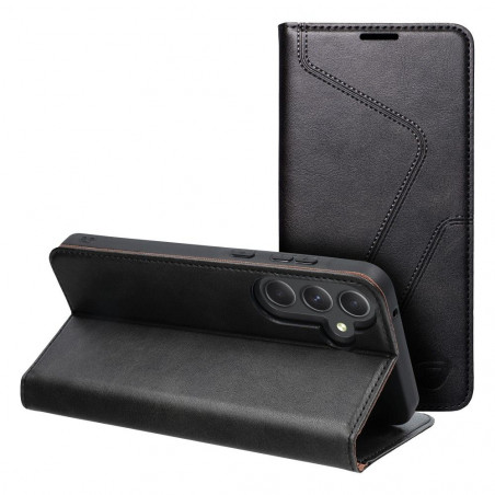 Peňaženkové puzdro Forcell F-PROTECT RFID Blocker Book na Samsung Galaxy A55 Elegant Čierny