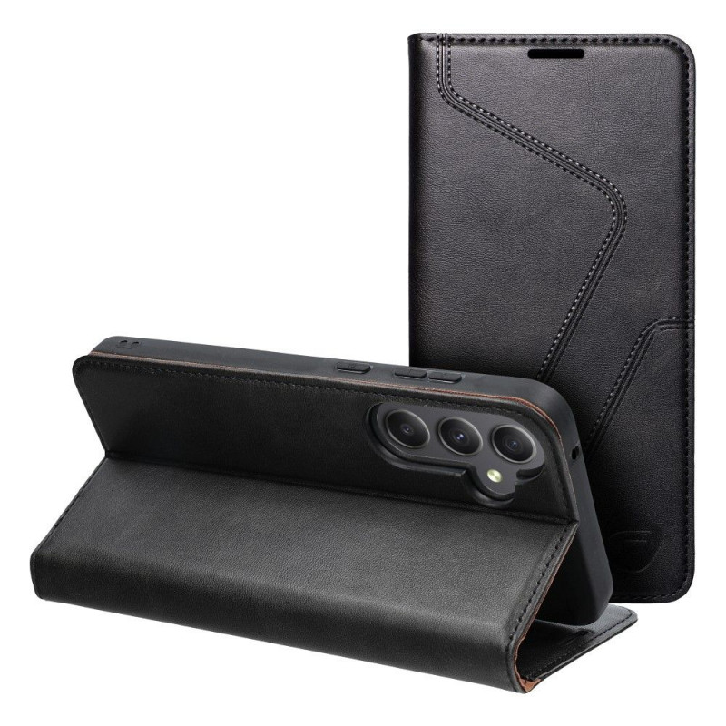 Peňaženkové puzdro Forcell F-PROTECT RFID Blocker Book na Samsung Galaxy A35 Elegant  Čierny