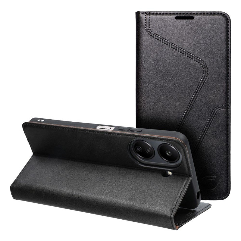 Peňaženkové puzdro Forcell F-PROTECT RFID Blocker Book na XIAOMI Redmi 13C Elegant  Čierny