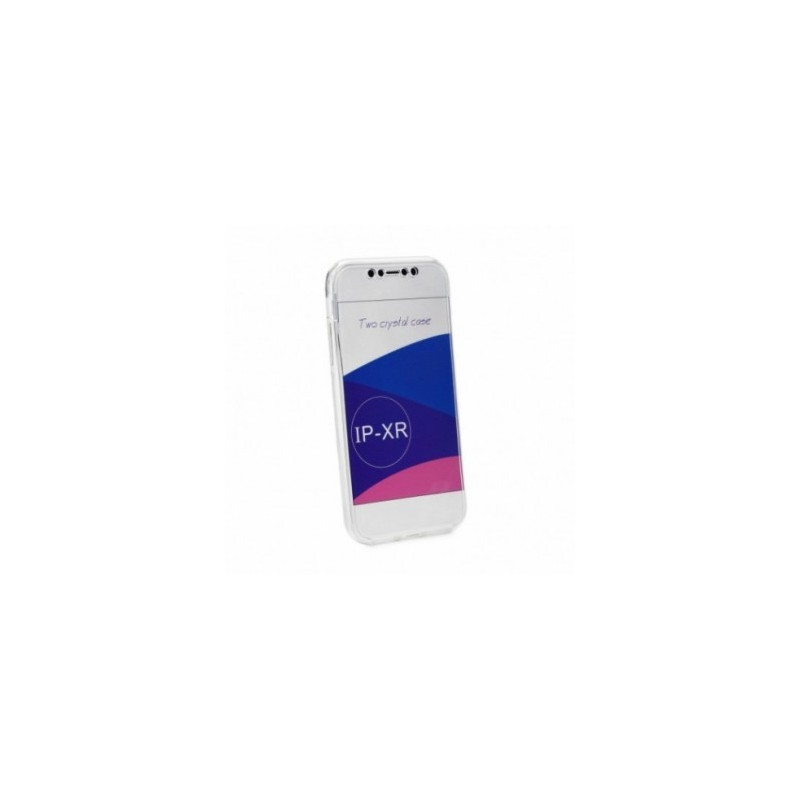 360 Ultra Slim Front+Back na Apple iPhone 11 FORCELL Silikónové púzdro Transparentný