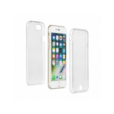 360 Ultra Slim Front+Back na Apple iPhone 11 Pro Max FORCELL Silikónové púzdro Transparentný