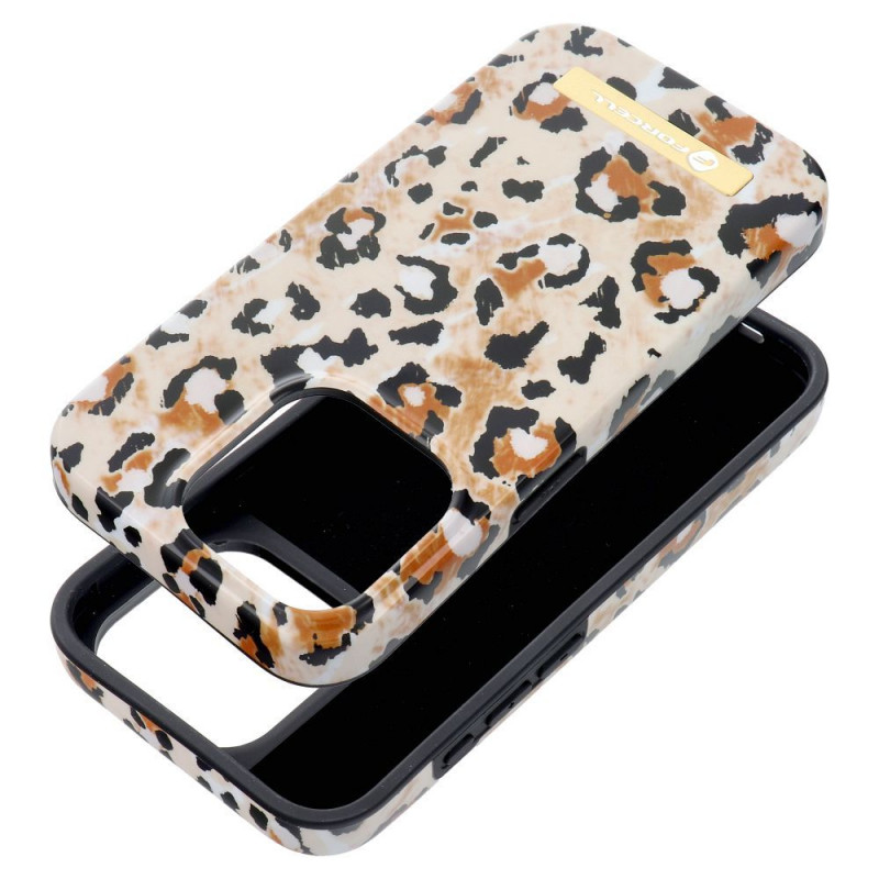 Kryt Forcell F-Pprotect Mirage na Apple iPhone 15 MagSAFE  Divoká panterová