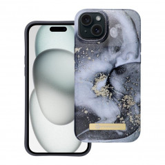 Kryt Forcell F-Pprotect Mirage na Apple iPhone 15 Plus MagSAFE  Mramorová hmla